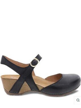DANSKO TIFFANI BLACK MILLED BURNISHED MARY JANE SZ 40